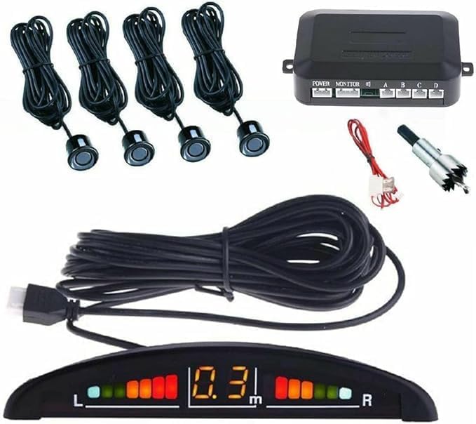 Kit Sensori di Parcheggio Universali con Display LED